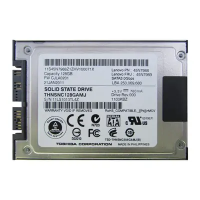 45N7989 IBM 128GB Multi-Level Cell SATA 3Gb/s 1.8-Inch Solid State Drive
