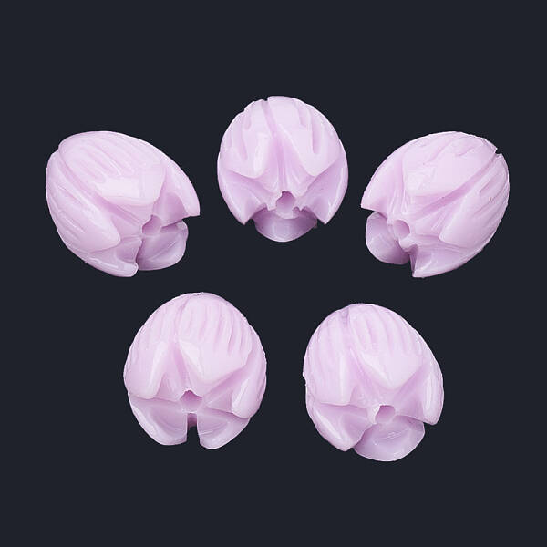 Dyed Synthetic Coral Beads