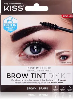 Kiss my face Brow Tint Diy Eyebrow Kit 20ml Brown