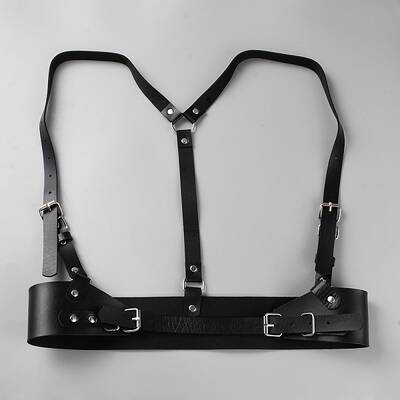 Punk Rock Style PVC Leather Belt