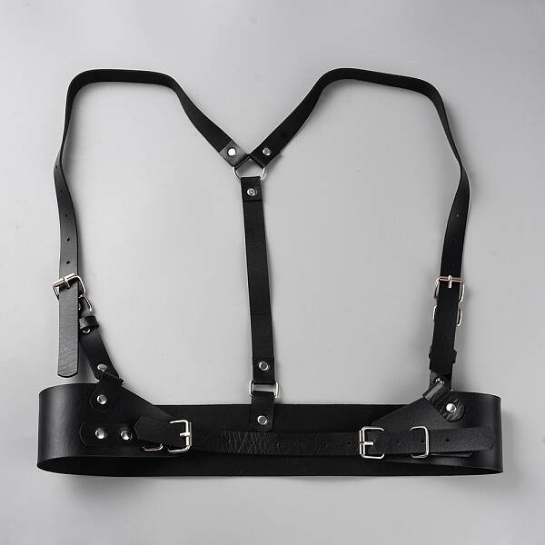Punk Rock Style PVC Leather Belt