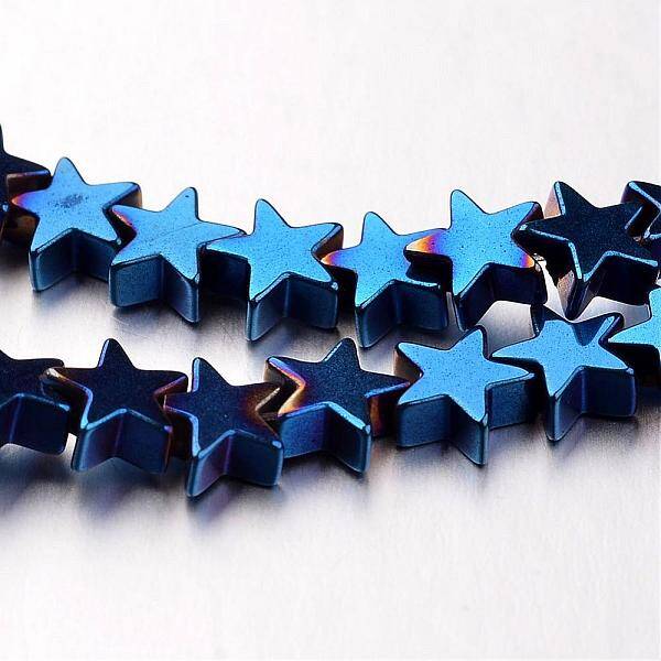 Electroplate Non-magnetic Synthetic Hematite Bead Strands