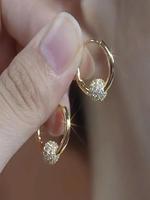 Minimalist Temperament Hoop Earrings, Fashionable Earrings for Women, Trendy All-match & Exquisite Jewelry for Birthday Gift,...