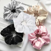 Random color Extensions Gift-Satin Fashion Scrunchie Band