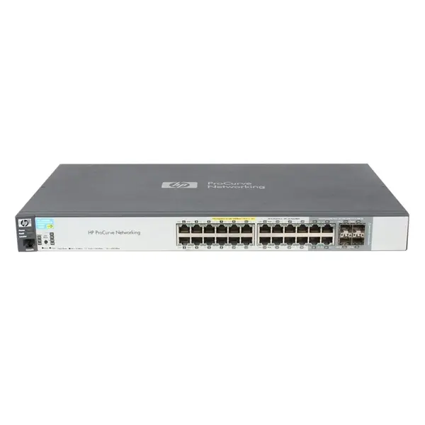 HP J9299A#ABA | ProCurve 2520 Series 2520-24G-PoE 20 x 10/100/1000Base-T RJ-45 PoE + 4 x 10/100/1000Base-T RJ-45/SFP (mini-GB...