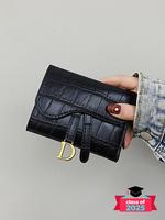 Women's Fashionable Pu Leather Card Holder, Credit Card Case, Casual Versatile Zipper Short Wallet, Durable Trendy All-match ...