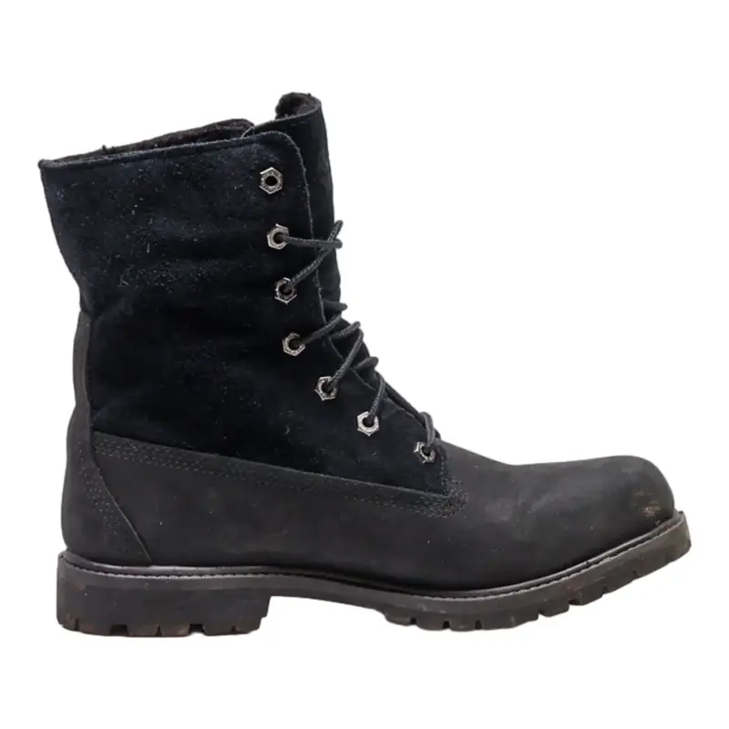 TIMBERLAND Lace-Up Boots Black Synthetic Womens UK 6.5