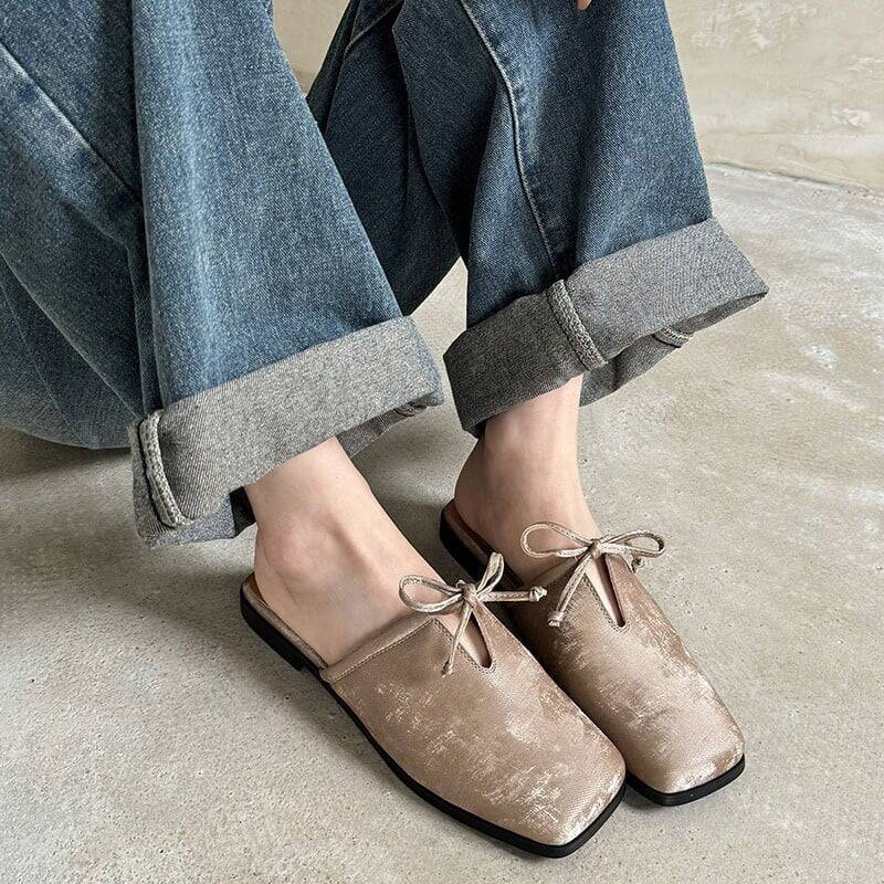 CHIKO Avalynn Square Toe Block Heels Clogs/Mules Shoes