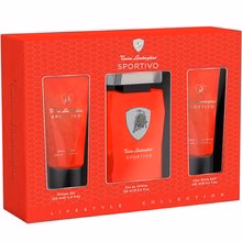 Lamborghini Sporty gift set EDT 125 ml, shower gel 100 ml and aftershave balm 100 ml