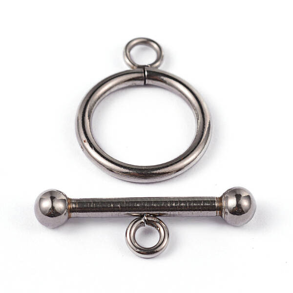Non-Tarnish 304 Stainless Steel Ring Toggle Clasps