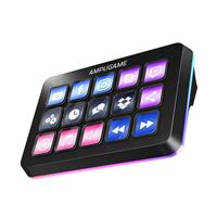FIFINE AmpliGame Gaming Stream Controller, Control Pad, fifine D6 Control Deck, with 15 Macro Keys, Streaming Keyboard with T...