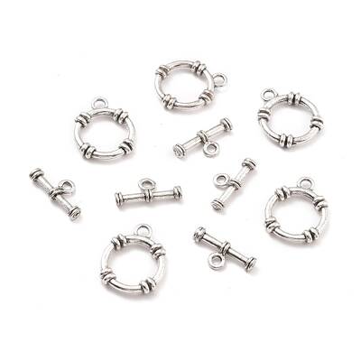 Tibetan Style Alloy Toggle Clasps