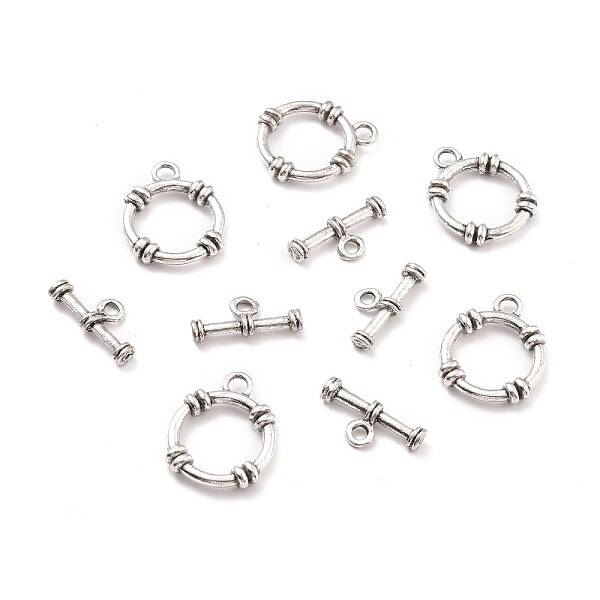 Tibetan Style Alloy Toggle Clasps