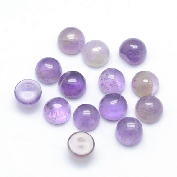 Natural Amethyst Cabochons
