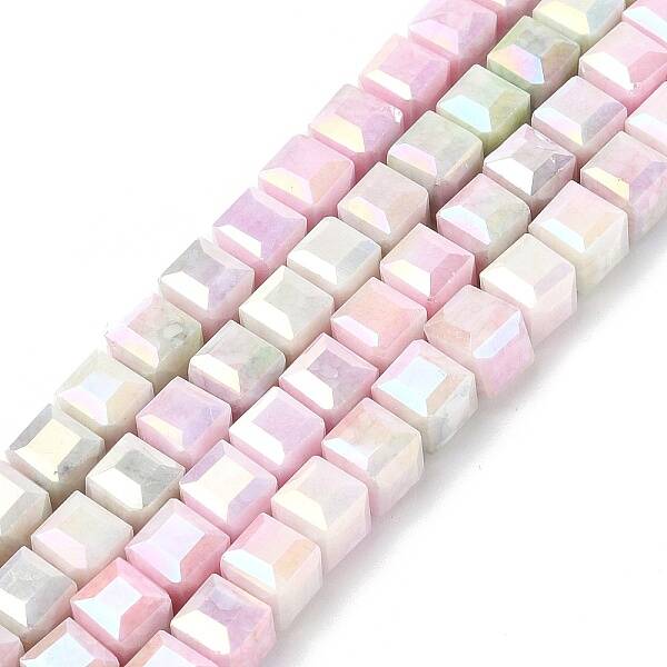Electroplate Opauqe Glass Beads Strands
