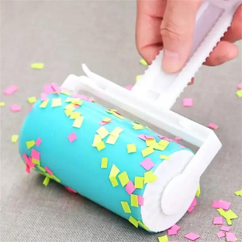 Random Color Pet Hair Removal Roller, Reusable Pet Hair Remover, Pet Hair Removing Sticker, Pet Hair Grooming Accessories, Ca...