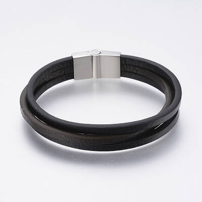 Leather Cord Multi-strand Bracelets