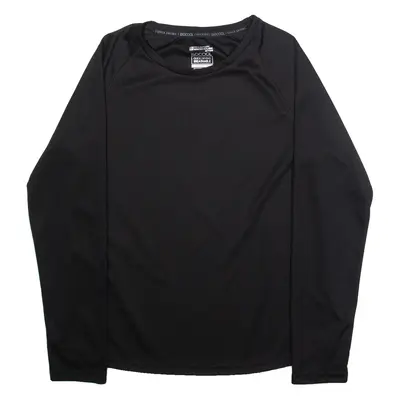MOUNTAIN WAREHOUSE Womens T-Shirt Black Long Sleeve M