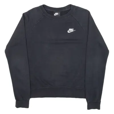 NIKE Mens Sweatshirt Black S