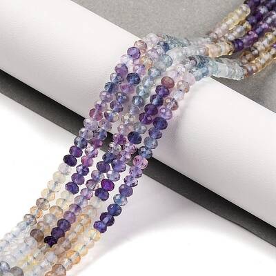 Natural Fluorite Beads Strands