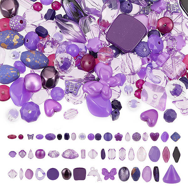 DIY Acrylic Beads & Pendants Mobile Phone Wrist Strap Making Finding Kit