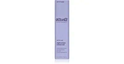 Attitude Oceanly night cream against all signs of aging with peptides 30 g