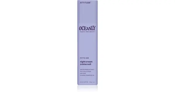 Attitude Oceanly night cream against all signs of aging with peptides 30 g