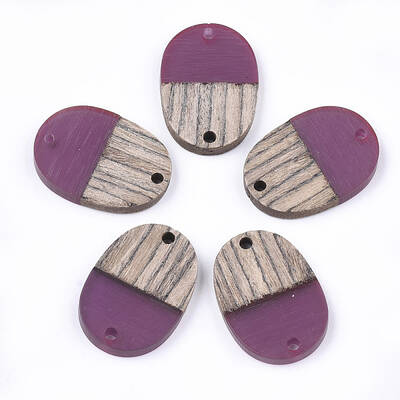Resin & Wenge Wood Links connectors