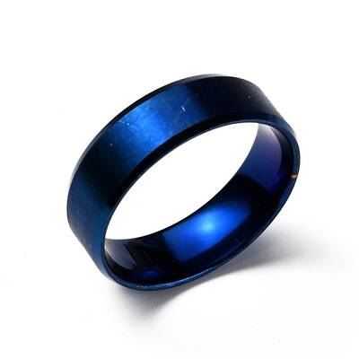 Stainless Steel Wide Band Finger Rings for Women Men