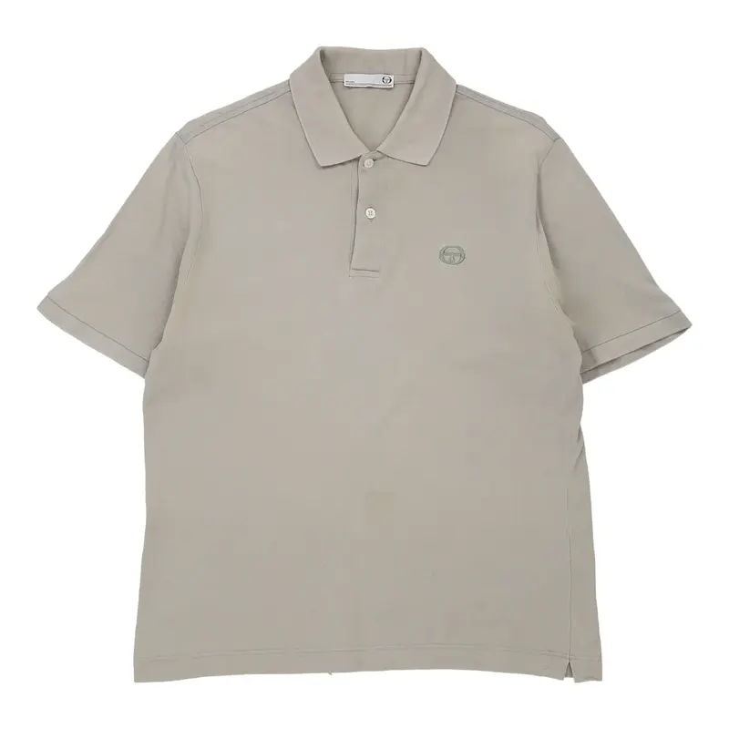 Sergio Tacchini Polo Shirt - Medium Grey Cotton