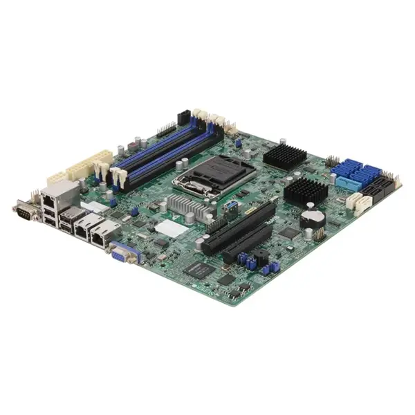 Supermicro X10SL7-F | Socket LGA1150 Intel C222 Express PCH Chipset Micro-ATX System Board (Motherboard) Supports Celeron/Pen...