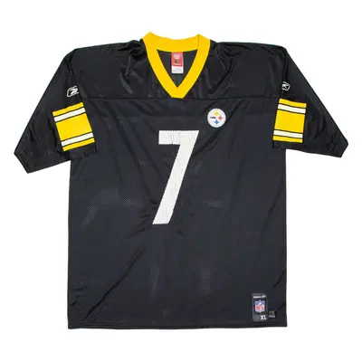 NFL Mens Steelers Jersey Black USA V-Neck XL
