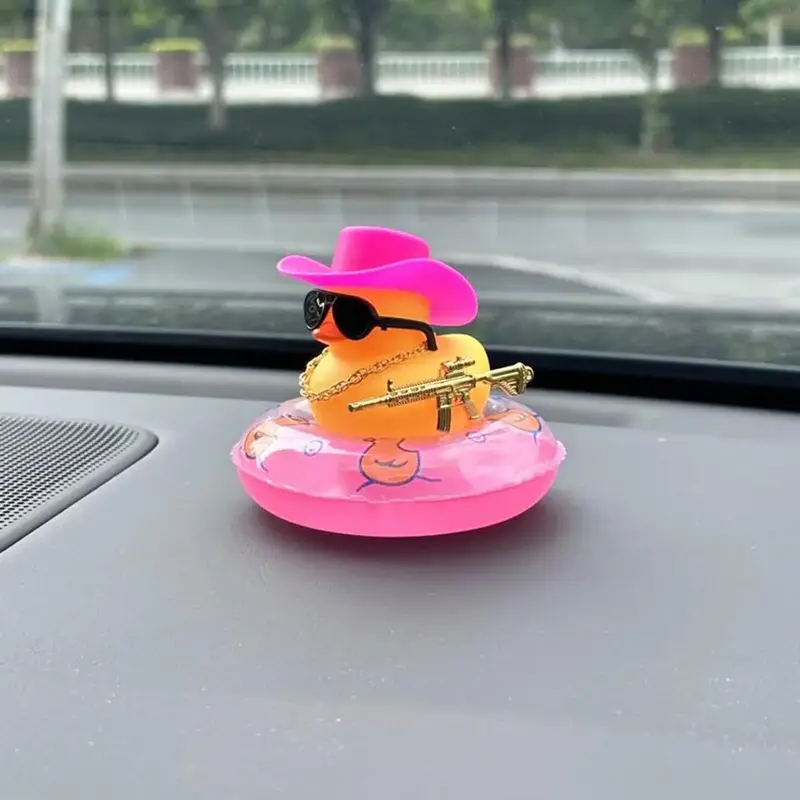 Fall Cute Duck Shaped Car Ornament for Summer, Cute Duck Car Decoration, Home Desktop Decoration for Women & Girls, Room De...