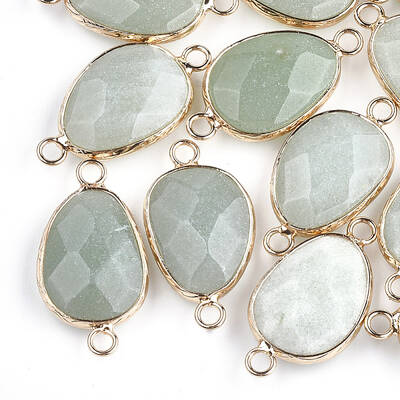 Natural Green Aventurine Links connectors