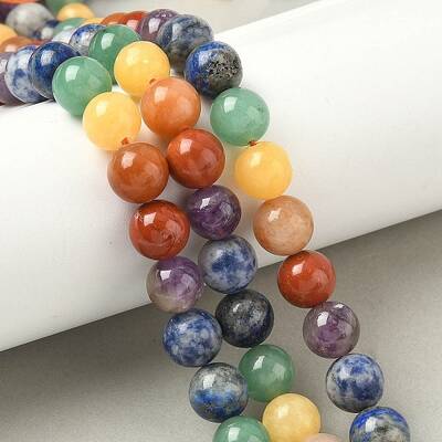 Chakra Natural Mixed Gemstone Beads Strands