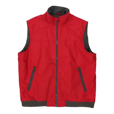 Chaps Ralph Lauren Gilet - Large Red Polyester