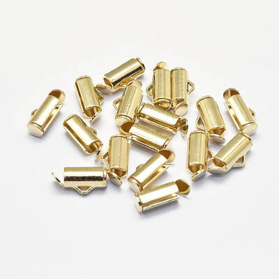 Long-Lasting Plated Brass Slide On End Clasps