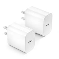 PD 20W Fast Charging Head, USB C Fast Charging Adapter, Multifunctional Portable Charging Head Compatible with iPhone, iPad, ...