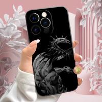 Phone case for iPhone 16 Pro Max 15 Plus 14 13 12 11 XR XS E Jesus with Thorn Crown Christian Stylish Pattern Anti-Scratch Sh...