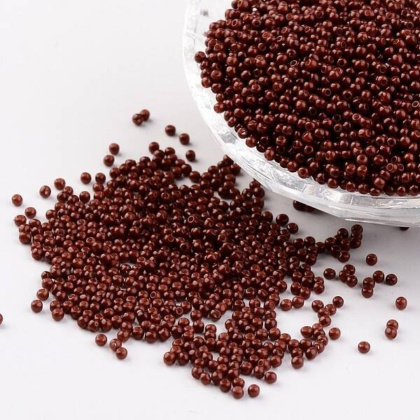 12/0 Grade A Baking Paint Glass Seed Spacer Beads