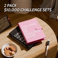 2025 Upgrade 100 Envelopes Saving Challenge with Pen,Easy and Fun Way to Save $5,050,Money Savings Challenge Budget Binder,Pl...