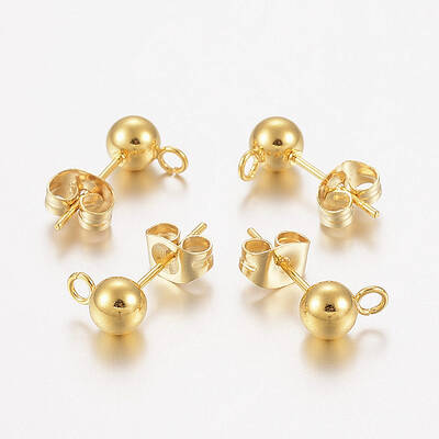 304 Stainless Steel Stud Earring Findings