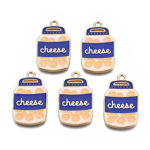 Rack Plating Alloy Enamel Pendants