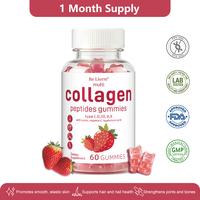 Multi Collagen Gummies for Women & Adults | Type I, II, III, V, X with Vitamin C, E, Zinc, Biotin & Folate | Supports Hair, N...