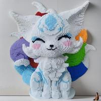 9 Tailed Fox Building Blocks Toy, 8100pcs/set Creative Blocks Building Toy, Educational Blocks Building Toy for Teens & Adu...