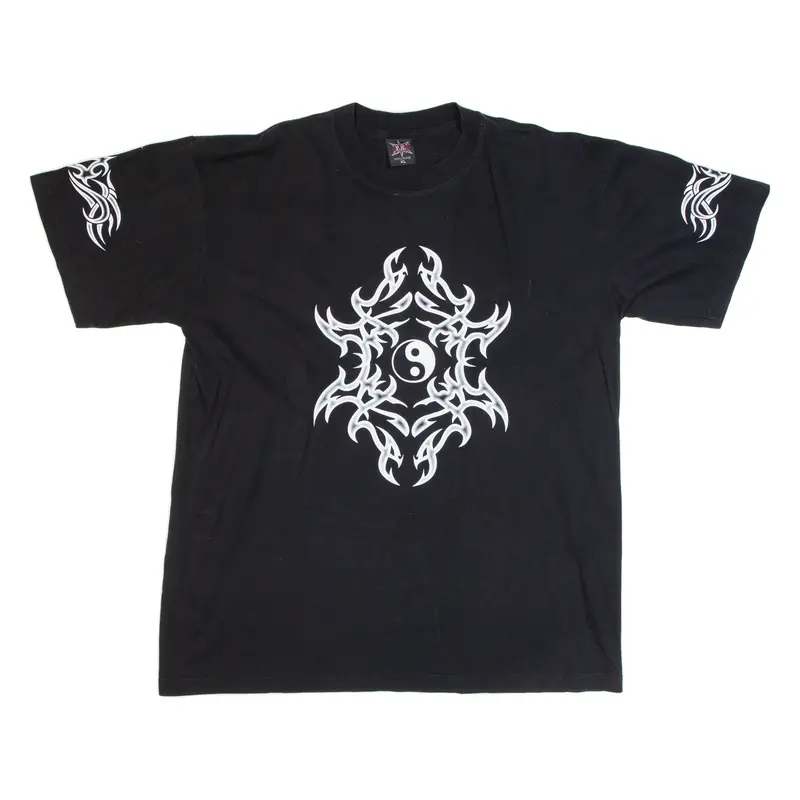 PK SPORTS Yin Yang Mens T-Shirt Black XL