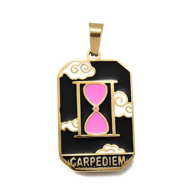 Tarot 304 Stainless Steel Enamel Pendants