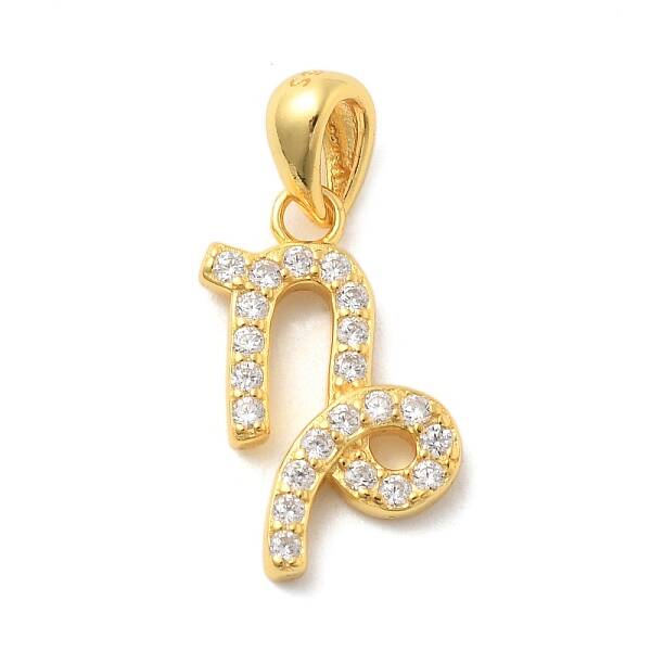925 Sterling Sliver Micro Pave Clear Cubic Zirconia Pendants