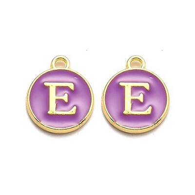 Golden Plated Alloy Enamel Charms