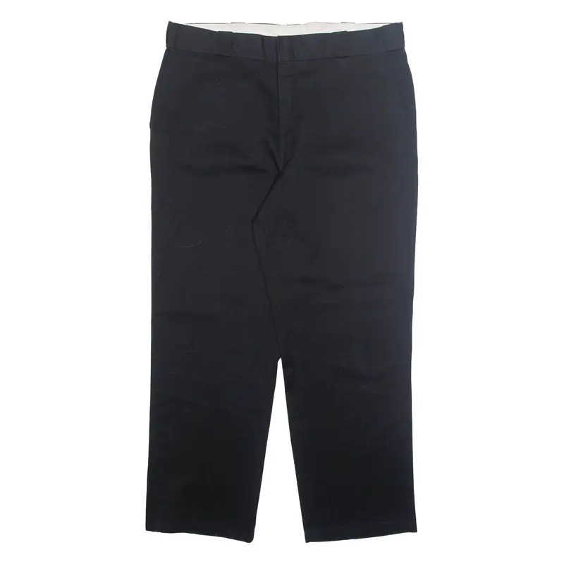 DICKIES Chino Mens Trousers Black Regular Straight W38 L30